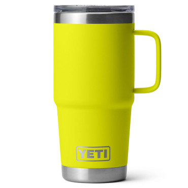 YETI Rambler 20 oz Travel Mug Firefly Yellow