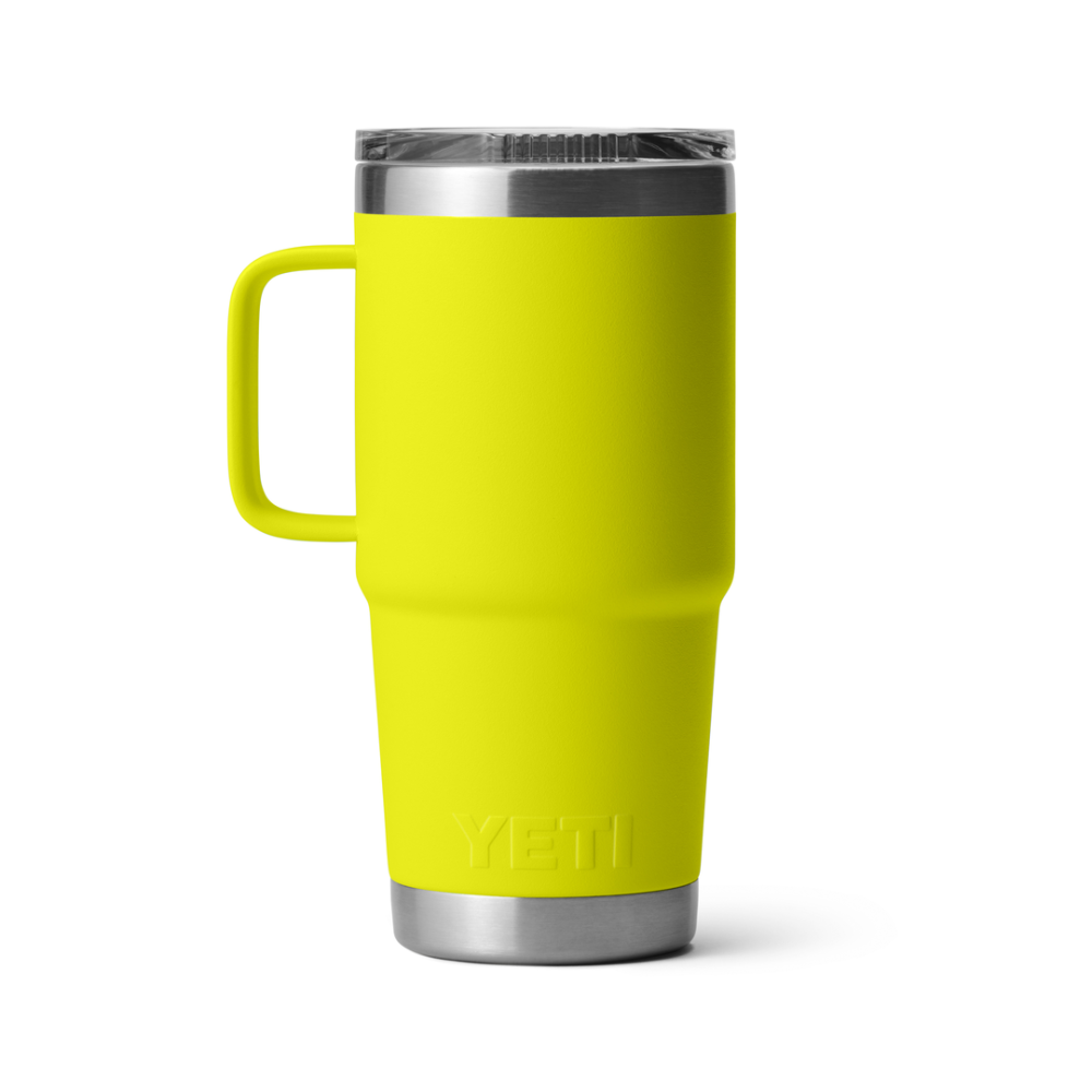 YETI Rambler 20 oz Travel Mug Firefly Yellow