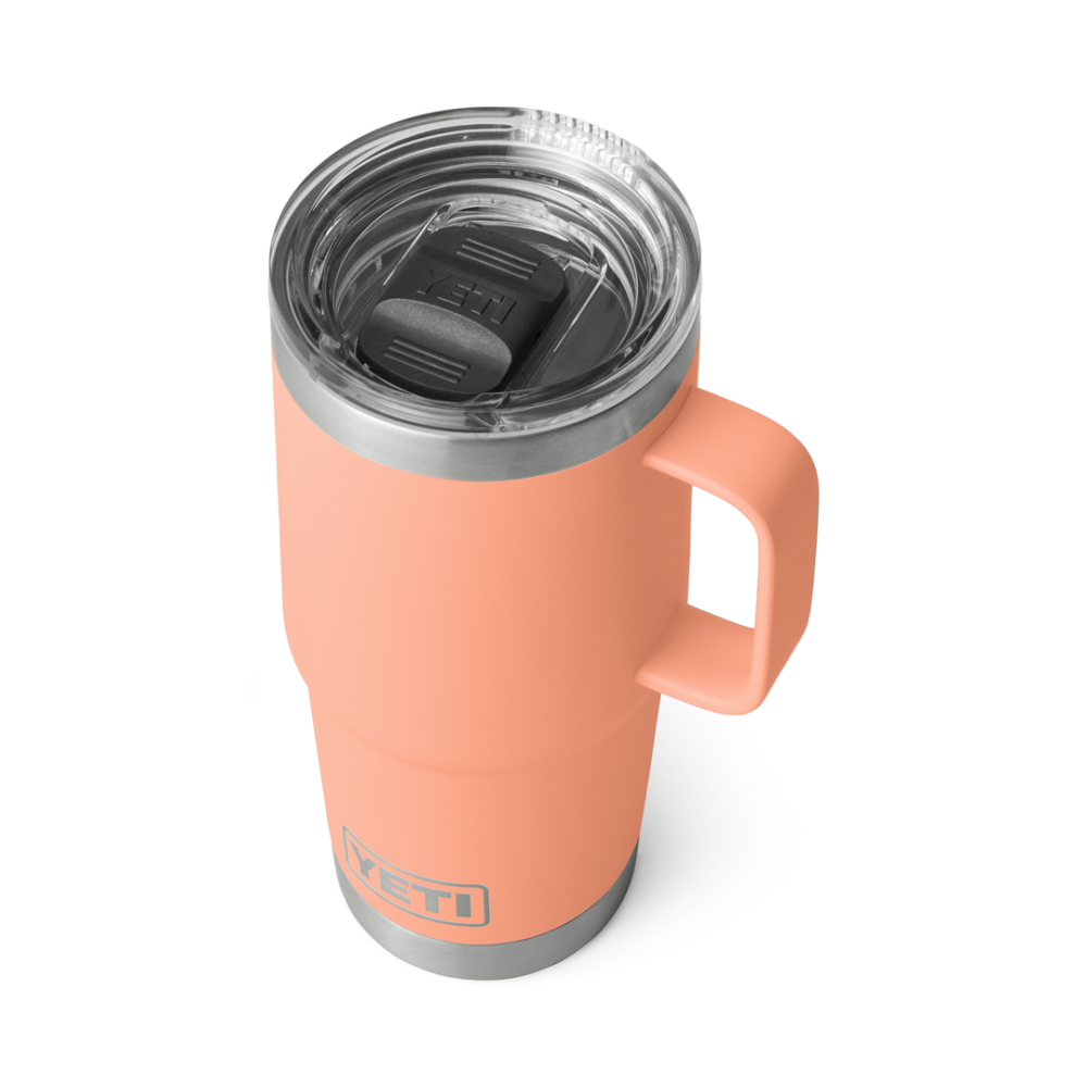 YETI Rambler 20 oz Travel Mug Peach