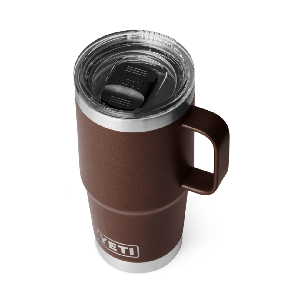 YETI Rambler 20 oz Travel Mug Wetlands Brown
