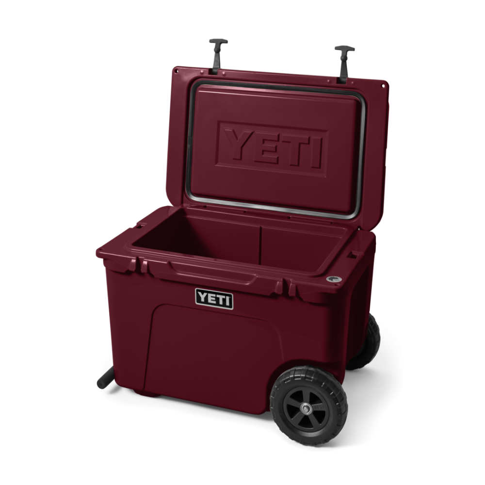 YETI Tundra Haul Wheeled Cooler Wild Vine Red