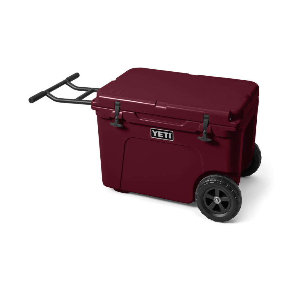 YETI Tundra Haul Wheeled Cooler Wild Vine Red