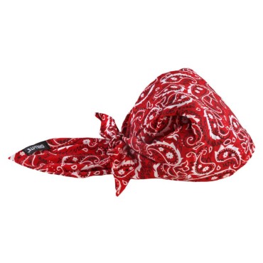 Ergodyne 6710  Red Western Evaporative Cooling Triangle Hat