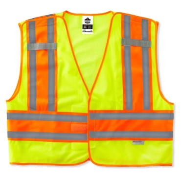 Ergodyne 8245PSV 6XL7XL Lime Public Safety Vest