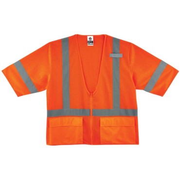Ergodyne 8320Z 4XL5XL Orange Class 3 Standard Vest