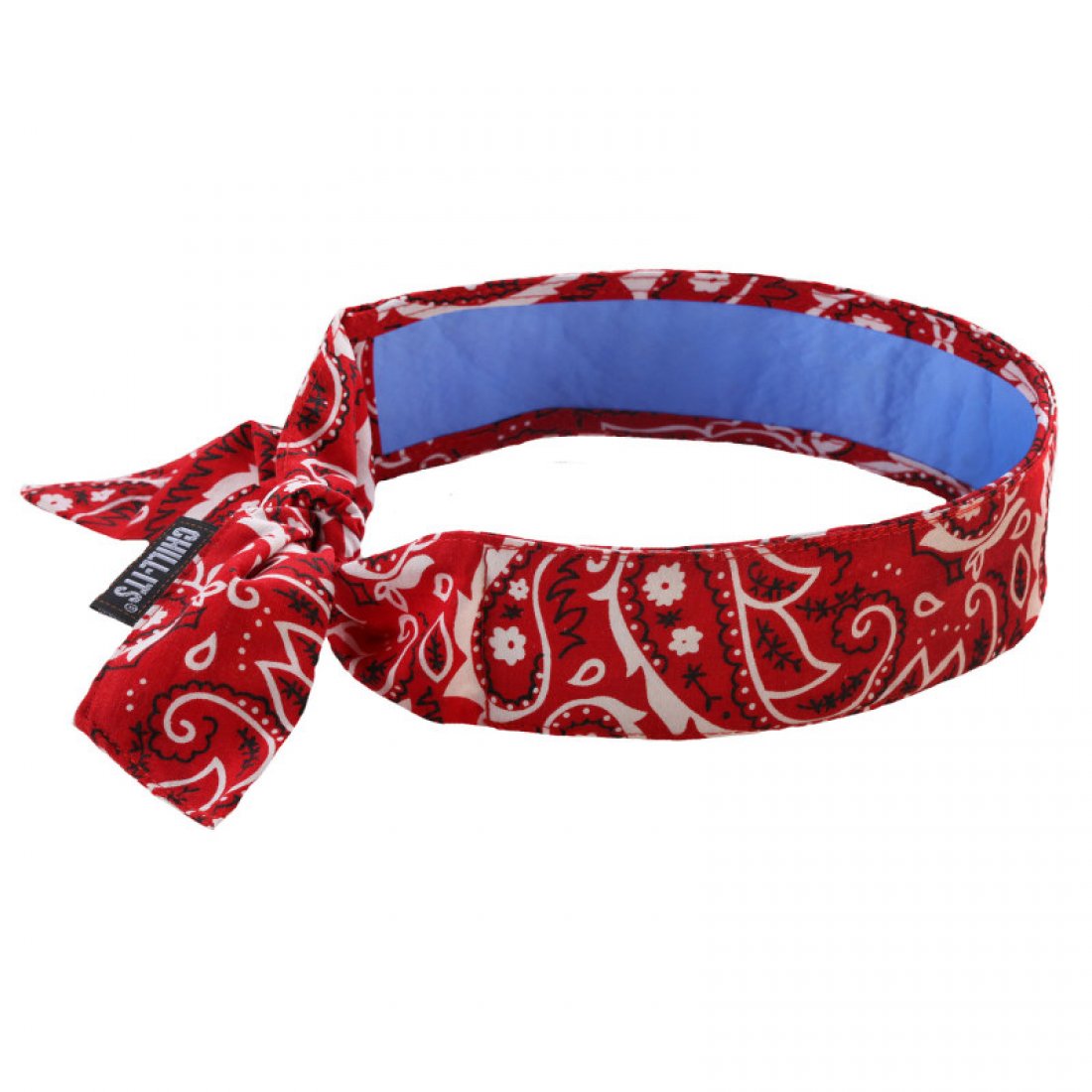 Ergodyne 6700CT Red Western Evap. Cooling Bandana wCT Tie