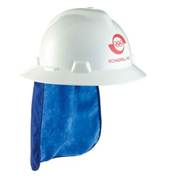 Ergodyne 6717CT  Blue Evap. Hard Hat Neck Shade w Cooling Towel