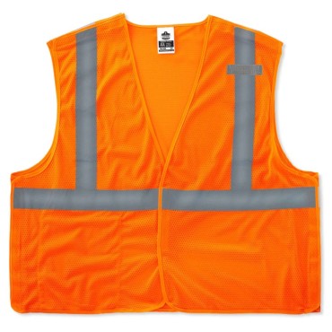 Ergodyne 8215BA 4XL5XL Orange Class 2 Econo Breakaway Vest