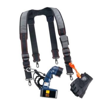 Ergodyne 5560  Gray Padded Tool Belt Suspenders
