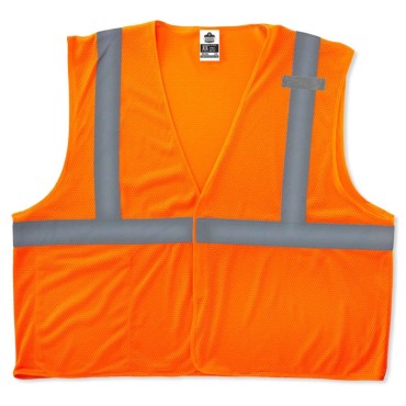 Ergodyne 8210HL 4XL5XL Orange Class 2 Economy Vest