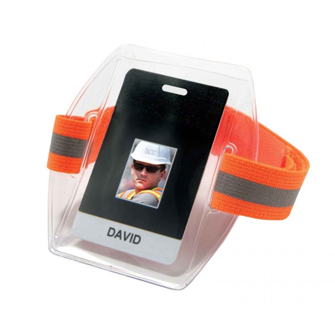 Ergodyne 3386 HiVis Orange Arm Band IDBadge Holder HV