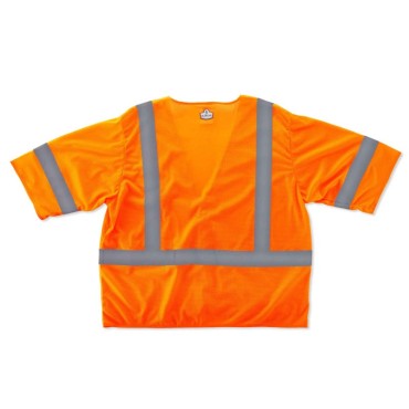 Ergodyne 8310HL 4XL5XL Orange Class 3 Economy Vest