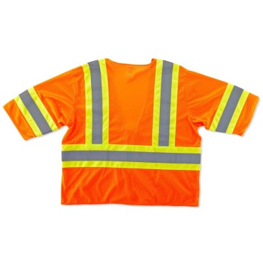 Ergodyne 8330Z 4XL5XL Orange Class 3 Two-Tone Vest