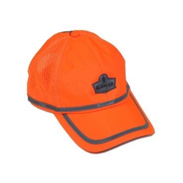 Ergodyne 8930  Orange Hi-Vis Baseball Cap