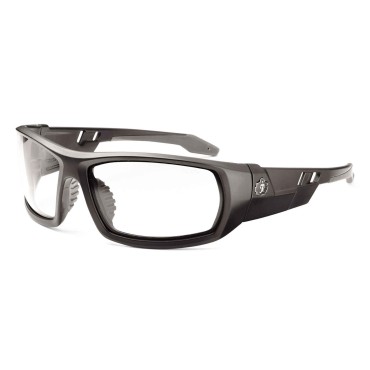 Ergodyne ODIN Clear Lens Matte Black Safety Glasses