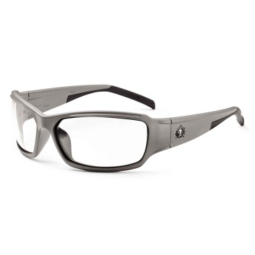 Ergodyne THOR Clear Lens Matte Gray Safety Glasses