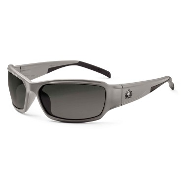 Ergodyne THOR Polarized Smoke Lens Matte Gray Safety Glasses