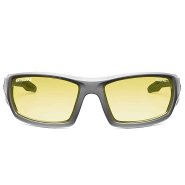 Ergodyne THOR Yellow Lens Matte Gray Safety Glasses