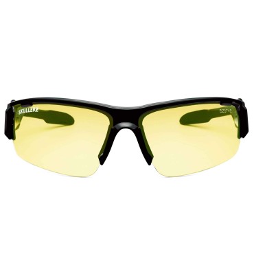 Ergodyne DAGR Yellow Lens Black Safety Glasses