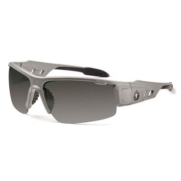 Ergodyne DAGR Polarized Smoke Lens Matte Gray Safety Glasses