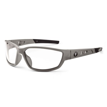 Ergodyne KVASIR Clear Lens Matte Gray Safety Glasses