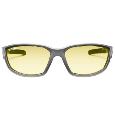 Ergodyne KVASIR Yellow Lens Matte Gray Safety Glasses
