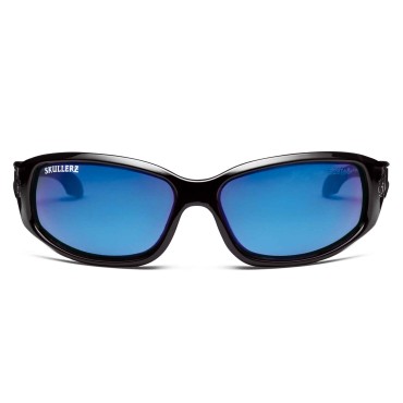 Ergodyne VALKYRIE Blue Mirror Lens Black Safety Glasses