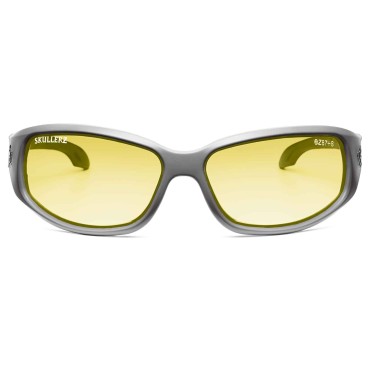 Ergodyne VALKYRIE Yellow Lens Matte Gray Safety Glasses