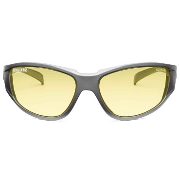 Ergodyne NJORD Yellow Lens Matte Gray Safety Glasses
