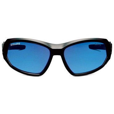 Ergodyne LOKI Blue Mirror Lens Black Safety Glasses  Goggles