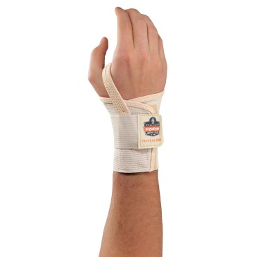 Ergodyne 4000 XL-Right Tan Single Strap Wrist Support
