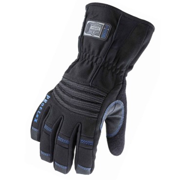 Ergodyne 819OD 2XL Black Thermal Waterproof Gauntlet Gloves w OutDry